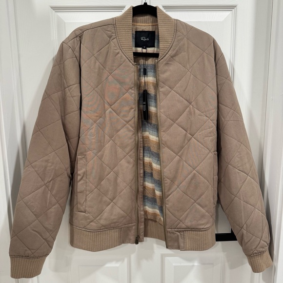Rails NWT Peninsula Jacket Quilted Zip Up Vintage Khaki - Picture 5 of 8